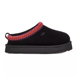 UGG Tazz Slippers Kids Size 1 Little Girl Black Multi